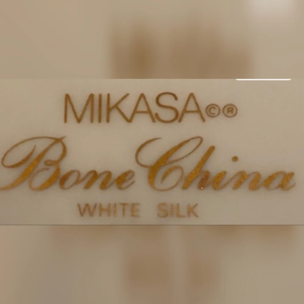 Mikasa White Silk Bone Chine Cake Set Brand new in box